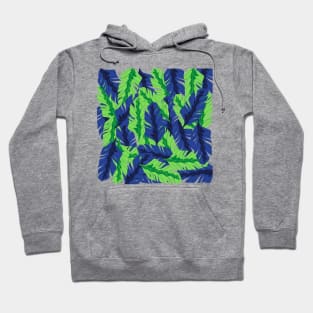 tropical leaves pattern design Hoodie